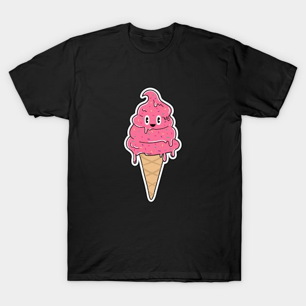 Cute Ice Cream Cone T-Shirt by Today is National What Day